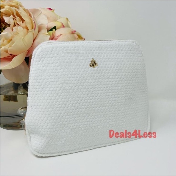 4 BRAND NEW Guerlain Cosmetic Pouch Velour Bags Makeup Case - Picture 1 of 8